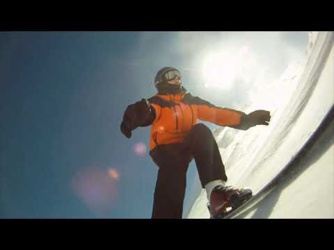 Skiing in Avers (Switzerland)