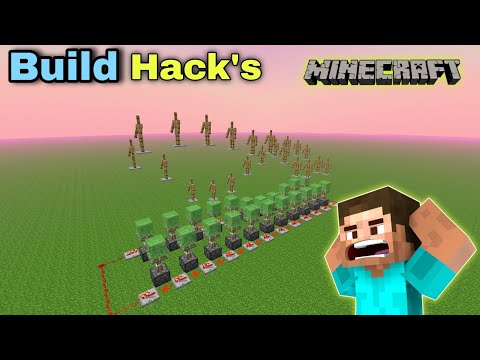 Unbelievable Pro Minecraft Build Hacks!