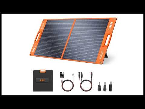 EBL Solar Apollo 100W Portable Solar Panel (Upgraded)✔️What's features highlight?