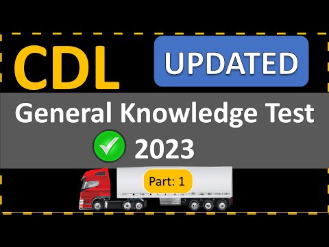 CDL General Knowledge Test 2023 50 Essential Questions & Answers | Crack The CDL!