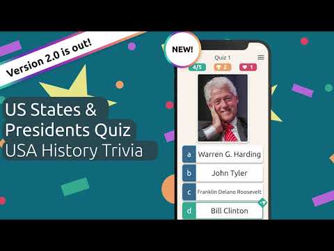US States & Presidents Quiz –  Video
