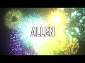 ♪♪ FELIZ ANIVERSÁRIO ALLEN  ♪♪