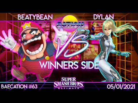 Baecation #63 - Smash Ultimate - BeatyBean (Wario) vs. Dylan (Zero Suit Samus) - Winners Side