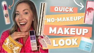 How To 💄 NO-Makeup MAKEUP LOOK 💄 in under 5 minutes! #grwmmakeup #makeupunder10