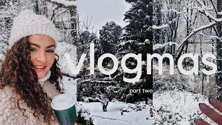 spend a snow day with me ❄️ ⛄️  weekend trip vlog | VLOGMAS 2023 part two