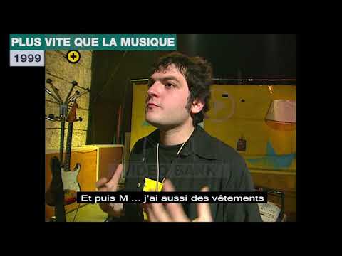 Extrait archives M6 Video Bank // Interview de Matthieu Chedid (Plus vite que la musique - 1999)