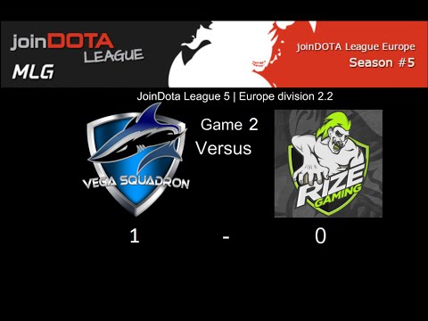 JoinDota League 5: Vega Squadron.G2A vs rizeGaming.int | Game 2 | Division 2.2