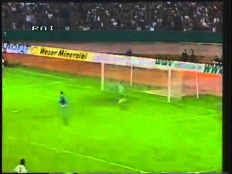 Werder Brema - Chernomorets Odessa 3-2 - Coppa U.E.F.A. 1985-86 - 32imi di finale - ritorno