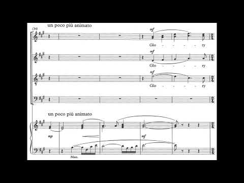 Herbert Howells - Nunc dimittis (Worcester Service) (score video)