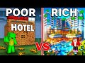 Mikey NOOB vs JJ PRO Hotel Build Battle in Minecraft - Maizen