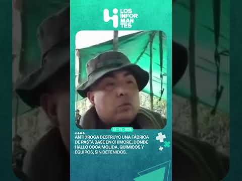 Antidroga destruye fábrica de pasta base en Chimoré sin registrar aprehendidos