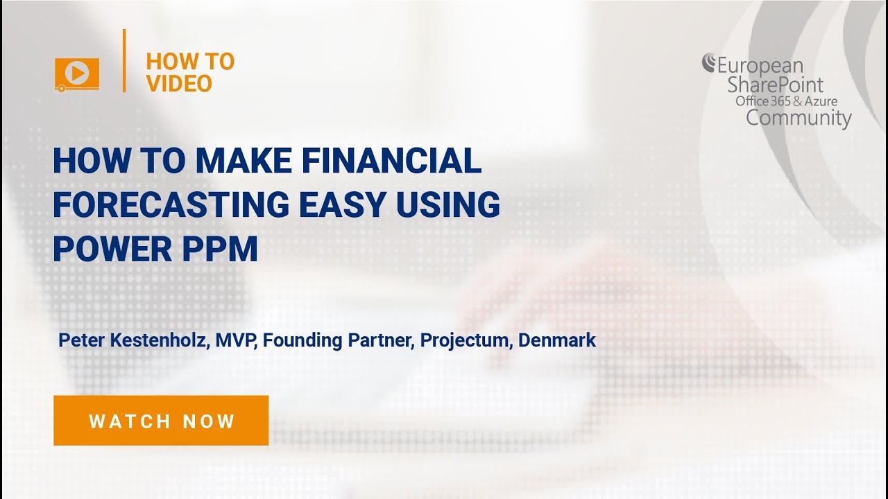 How To Make Financial Forecasting Easy Using Power PPM