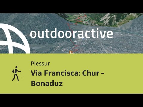 Pilgerweg in Plessur: Via Francisca: Chur - Bonaduz