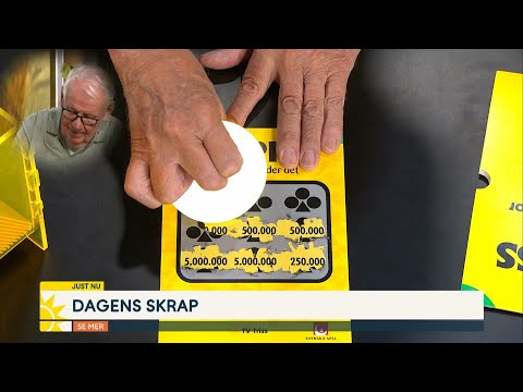 Per skrapar fram vinsten: "En luring" | Nyhetsmorgon | TV4 & TV4 Play