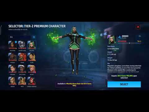 Free selector Tier 2 premium character | Marvel Future Fight