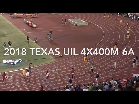 2018 Texas UIL State Meet 6A 4x400m Relay