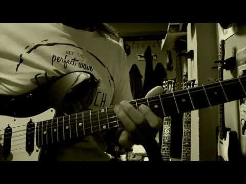 Aster Stratocaster and Peavey Bandit 75