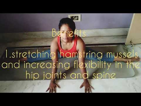 Upavista konasana practice and benefits