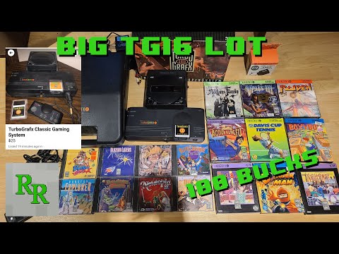 Unboxing a Huge TurboGrafx-16 & TG CD Lot!  - Unboxing and Testing - Fixing Ebay Junk