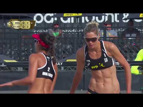 2018 FIVB Huntington Beach Open: Barbara/Fernanda vs Pavan/Humana-Paredes - Women's Semifinal Match