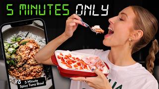 I tried VIRAL 5 MINUTE RECIPES off TIKTOK & INSTAGRAM *is anything worth making??