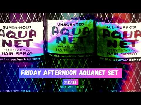 The Friday Afternoon Aqua Net Set | 1/31/25
