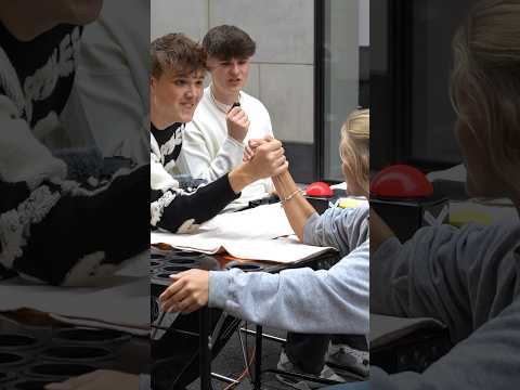 Moritz or Zoe? THE DUEL🥋#youtubeshorts #comedy #shorts #heymoritz #cologne #fighter