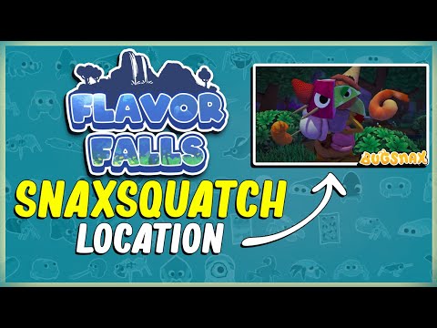 WHERE TO FIND THE SNAXSQUATCH AT FLAVOR FALLS - BUGSNAX - EASTER EGG LOCATION - CANDID CRYPTID