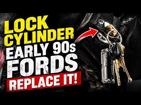Remove and Replace an Ignition Lock Cylinder - Ford - 92 - 95 F150 & Bronco @GettinJunkDone