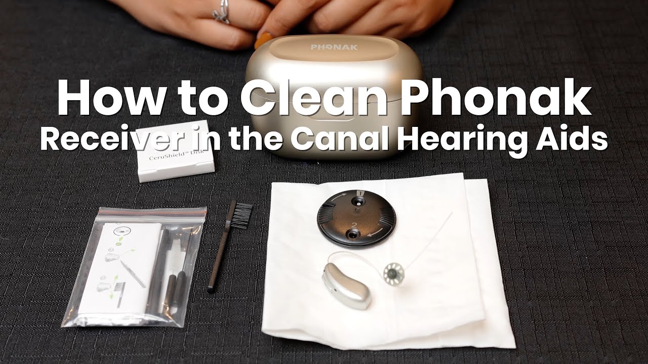 Changing the Wax Guard on a Phonak RIC Hearing Aid (Cerushield)