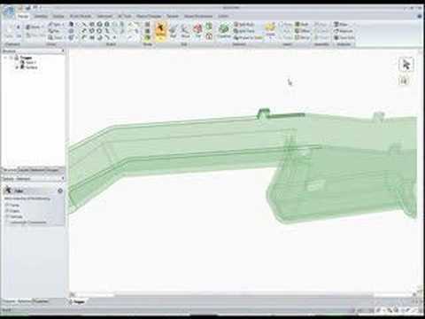Creating mid plane geometry with SpaceClaim