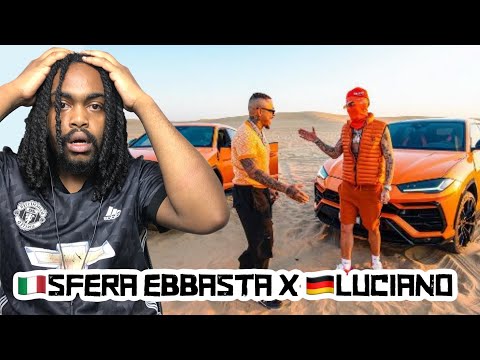 ITALIAN RAP REACTION Sfera Ebbasta, Luciano - Orange