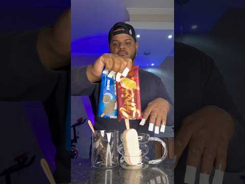 Ice cream and iced coffee 🧋#icedcoffee #coffee #dalgona #asmr #mukbang #satisfying