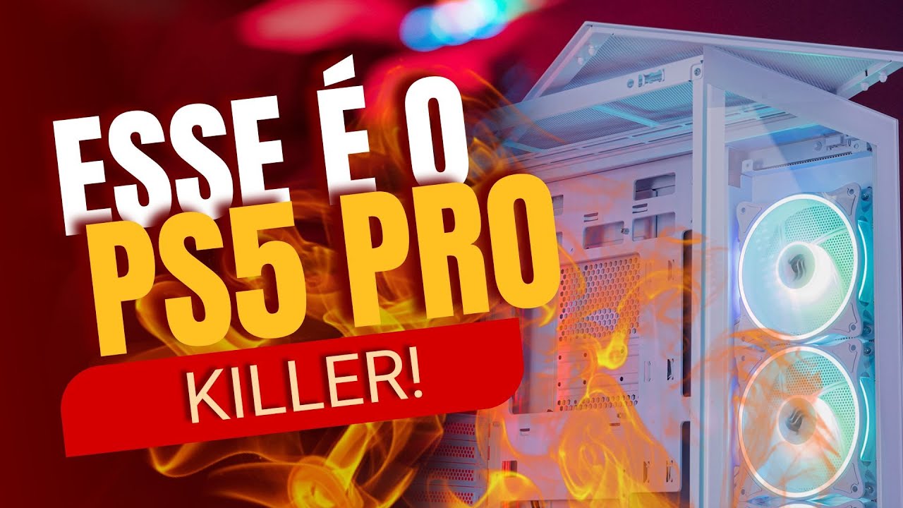 Montando um PC GAMER com Preço do PS5 PRO! Maior Qualidade e Mais FPS sem pagar pra JOGAR ONLINE 🤣