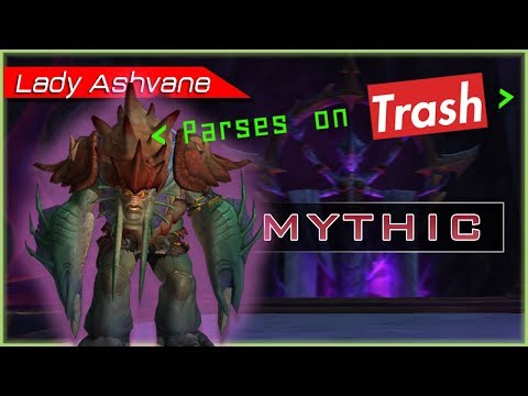 MYTHIC LADY ASHVANE | BM HUNTER POV  |  PARSES ON TRASH | NEW Patch 8.2.5 KAAOTICK WoW BfA RAID