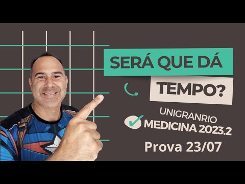 AfyA 2021 | Intensivo UNIGRANRIO Medicina 2023.2 do Capitão Bomfim - Prova 23/07 | Dá tempo de lutar