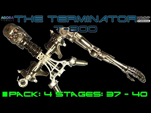 Jaguar E-Type, Leopard 2A6 a Big Scale ModelTerminator T-800 Pack: 4 Stages: 37 - 40 od Agora Models