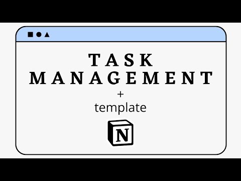 Notion -  Task management template | Prototion