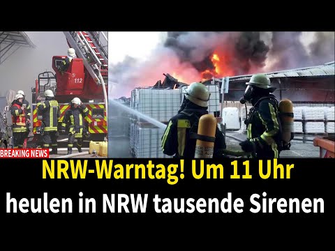 NRW-Warntag! Um 11 Uhr heulen in NRW tausende Sirenen