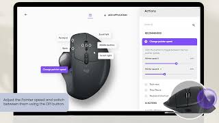 Logitech How to adjust MX Ergo S mouse's Pointing & Scrolling