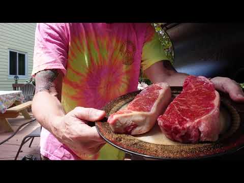 New York Strip Reverse Sear - Traeger and Blackstone -...
