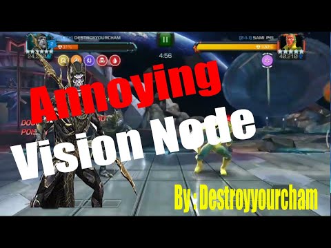 Annoying Vision Node Counter in AW By: Destroyyourcham - Marvel Contest of Champions