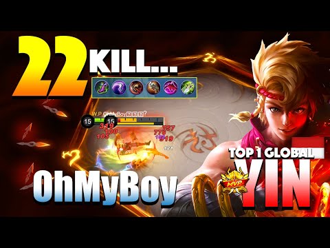 Yin 22 Perfect Kill, 100% Dangerous Killing Machine - Top 1 Global Yin Gameplay By OhMyBoy - MLBB
