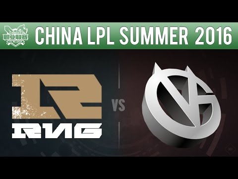 Royal Never Give Up vs Vici Gaming - Chinna LPL Summer 2016 Game 1