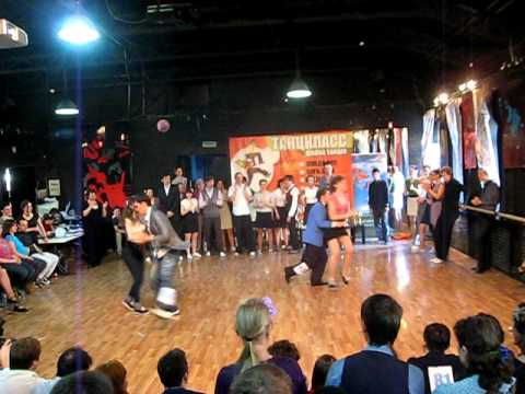 16 Lindy Hop Main Class Semi-final - Heat 1 Song 3 at Russian Open 2011