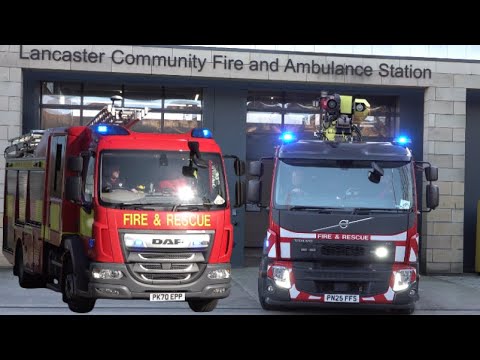 Lancashire Fire & Rescue Service / Lancaster HRET & Blackburn Pump / Turnout