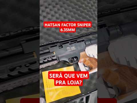 Conhecemos a  PCP Hatsan Factor Sniper 6.35mm
