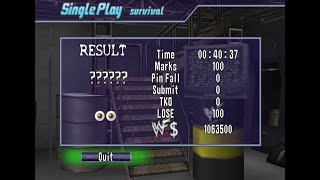 WWF No Mercy Survival Mode 100 Elimination Run (i cheated)