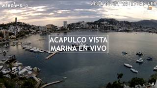 Acapulco, Guerrero En Vivo | Vista panorámica de la Marina live webcam