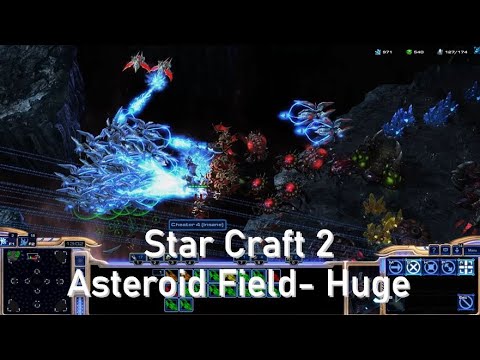 Starcraft II - Asteroid Field - Huge Version